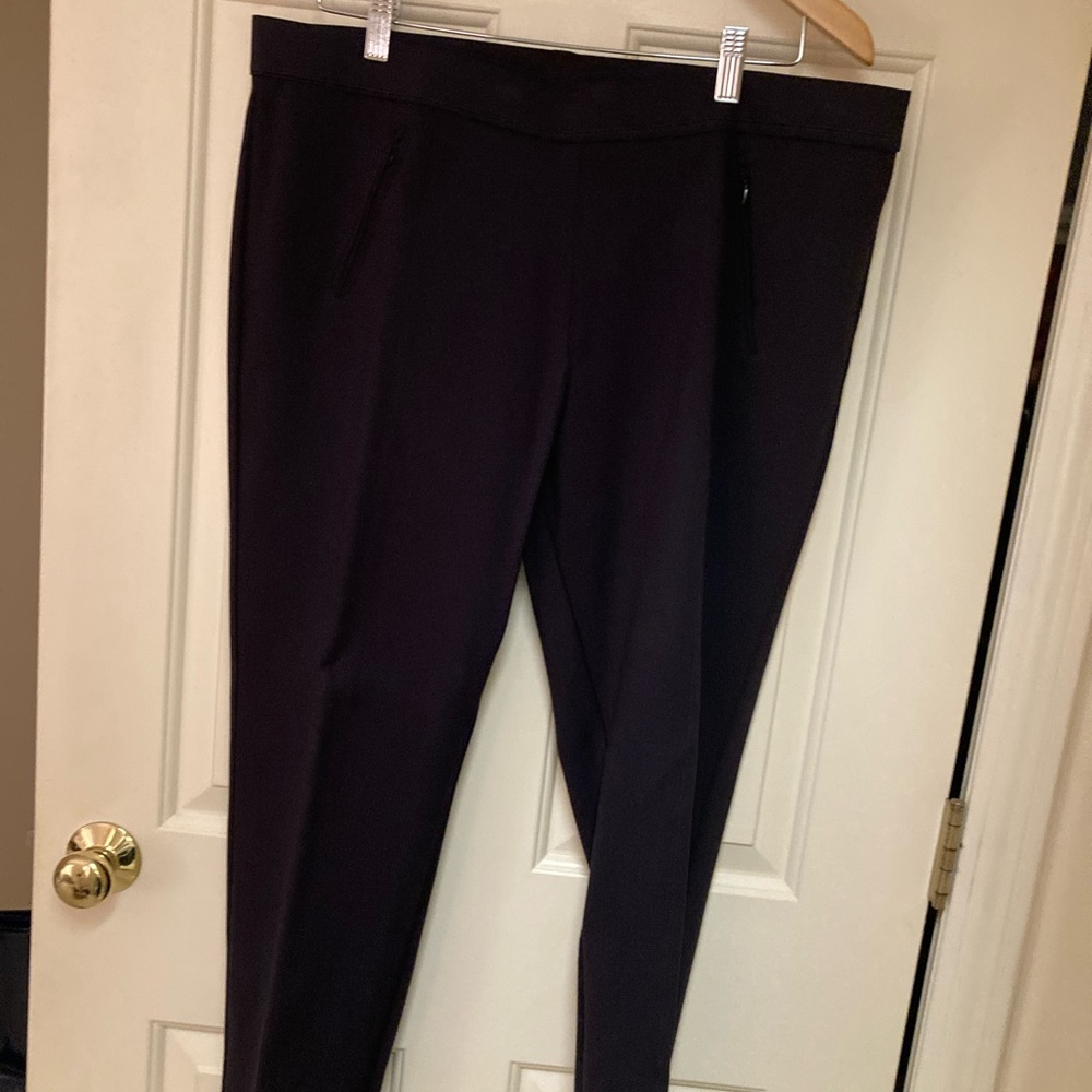 Brooks Brothers slip on black pants new with tags xl